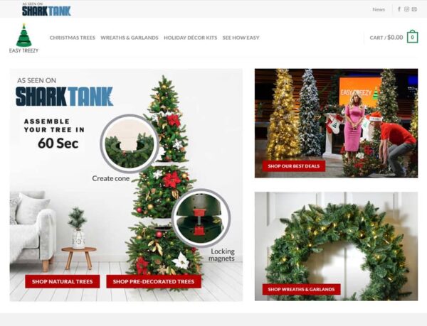 how to make the modern christmas tree from shark tank