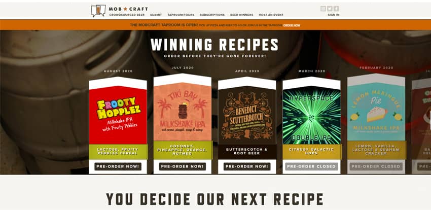 Mobcraft Beer Crowdfunded Beer