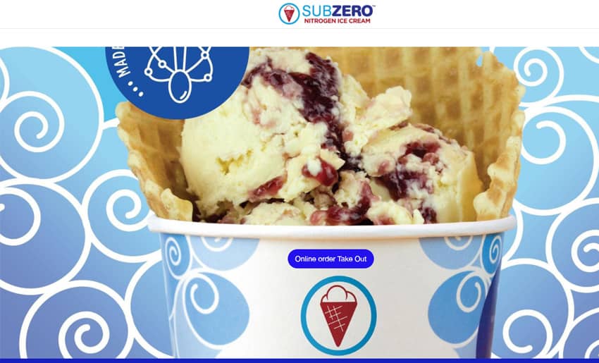 Sub Zero Ice Cream