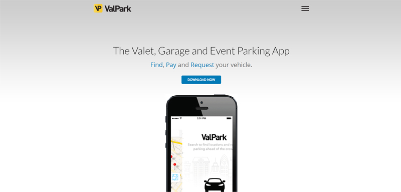 ValPark Valet Parking App