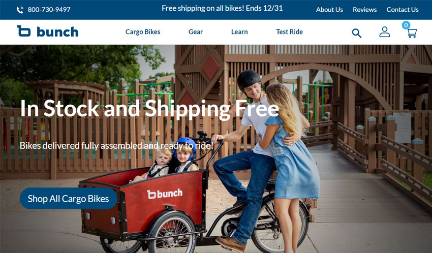 Bunch Bikes Family Electric Cargo Bike
