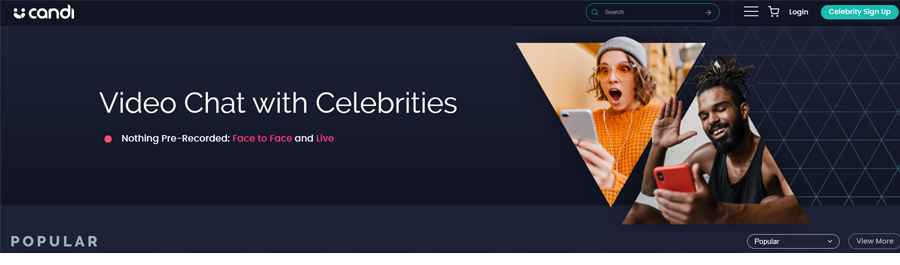 Candi Celebrity Video Chat