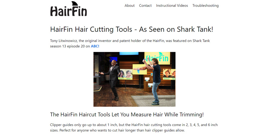 HairFin Hair Cutting Tool