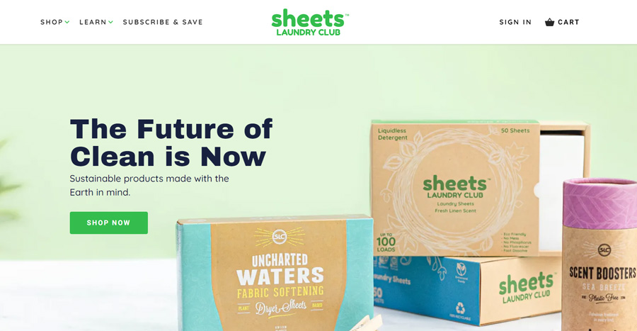 Sheets Laundry Club Eco Friendly Laundry Sheets