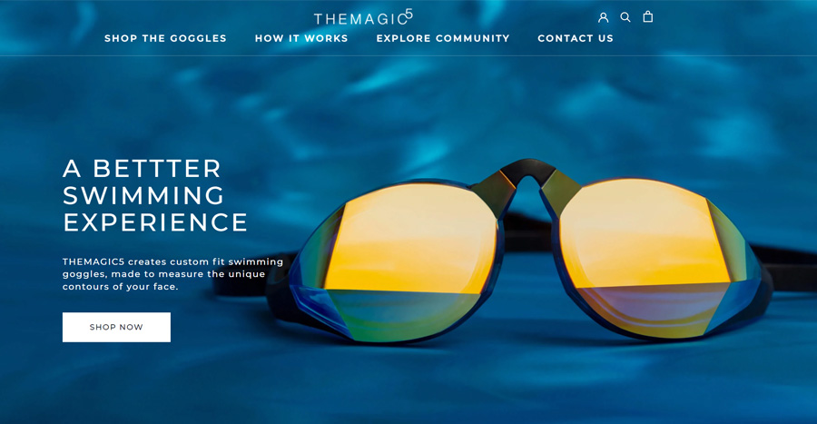 TheMagic5 Custom Swim Goggles