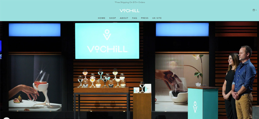 VoChill Vine Glass Chiller